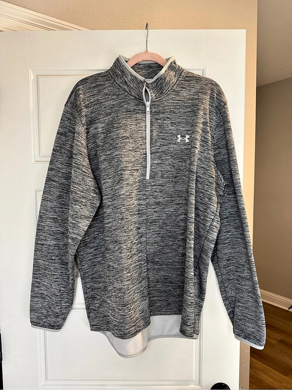 Under Armour ColdGear Loose 1/2-Zip Pullover Men's Gray XL